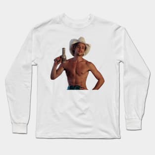 Iconic Brad Pitt Long Sleeve T-Shirt